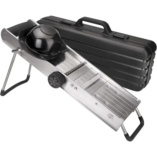 Mandoline en inox avec protecteur - Lacor - Modalova