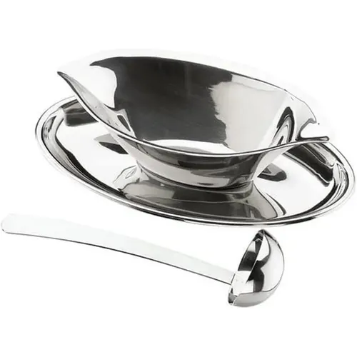 Saucière sur plateau avec cuillère en inox - Lacor - Modalova