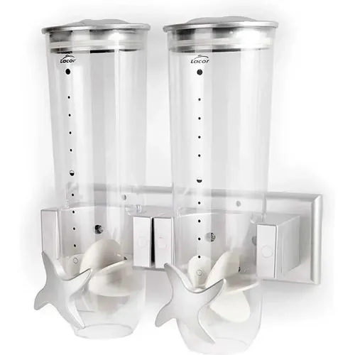 Distributeur de céréales mur double 2x1,5 L - Lacor - Modalova