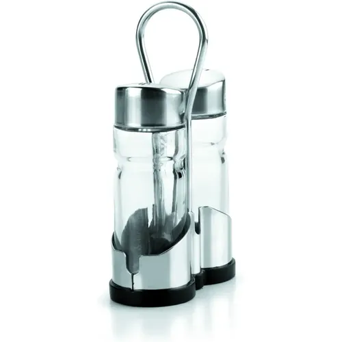 Bocaux sel et poivre basic sur socle 2 pièces - Lacor - Modalova
