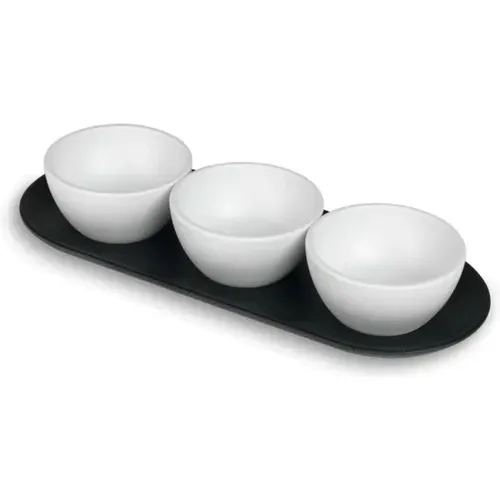Plateau avec 3 bols Black Lacor - Lacor - Modalova