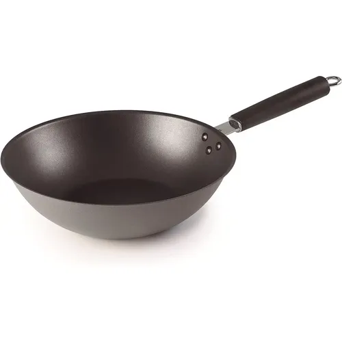 Casserole wok acier anteadherent D.28 cm - Lacor - Modalova