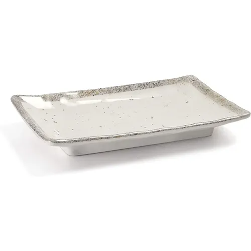 Plateau rectangulaire en mélamine Earth 35x23,8x4,1 cm - Lacor - Modalova