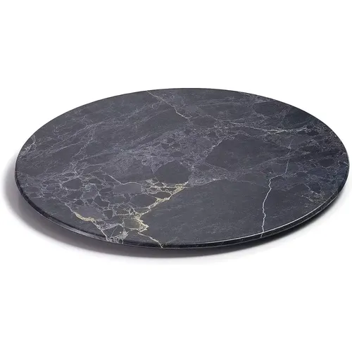 Plateau rond en mélamine Stone 55x3 cm - Lacor - Modalova