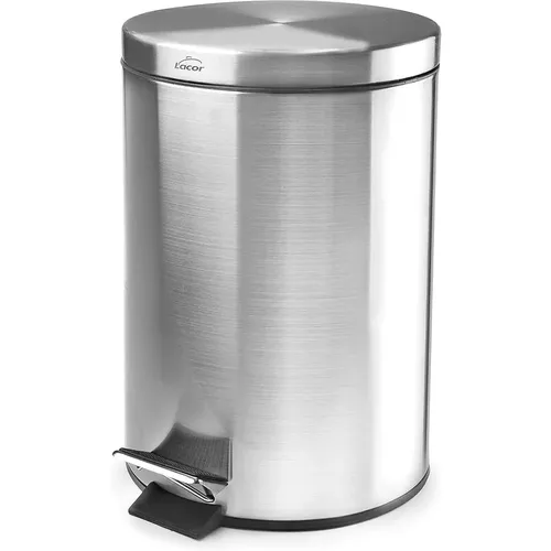 Poubelle à pédale en inox 12 L - Lacor - Modalova