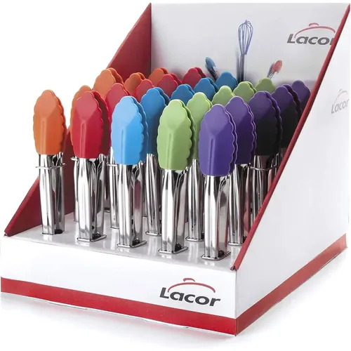 Boîte exposant pinces en silicone 25 pièces - Lacor - Modalova