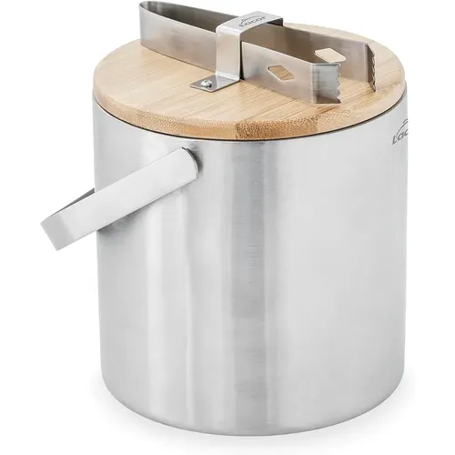 Seau à glace bambou avec couvercle - Lacor - Modalova
