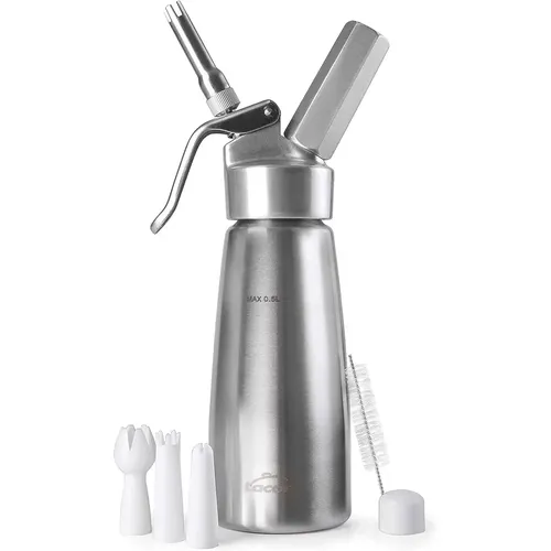 Siphon à crème en inox + aluminium - Lacor - Modalova
