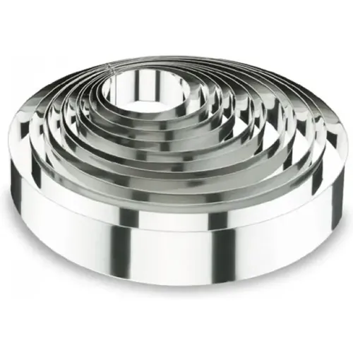 Cercle à tarte rond 18/10 - 10x4 cm - Lacor - Modalova
