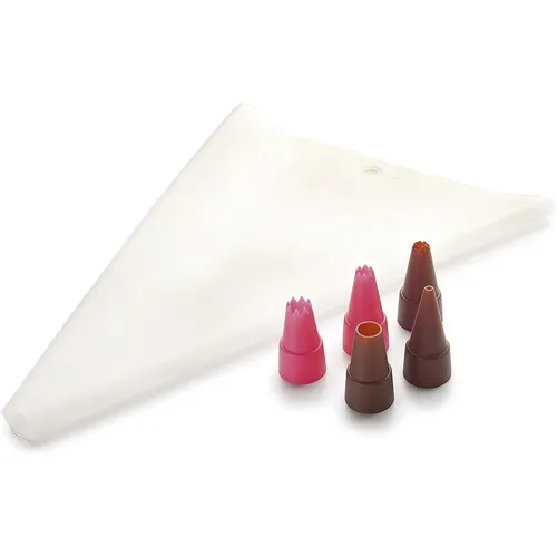 Poche à decorer en silicone ave 5 douilles - Lacor - Modalova