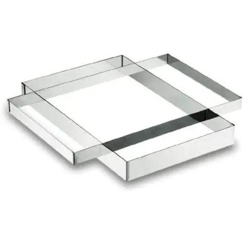 Plaque rectangle en inox 18/10 - 31x48x5 cm - Lacor - Modalova