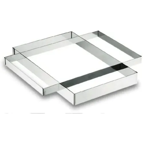 Plaque rectangle en inox 18/10 - 40X60X5 cm - Lacor - Modalova