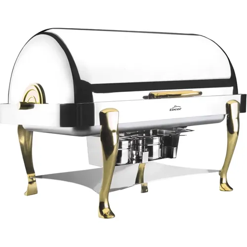 Chafing Dish avec pieds en laiton Roll Top - Lacor - Modalova