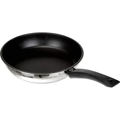 Poêle lisse en inox Home 18/10 D,28 cm - Lacor - Modalova
