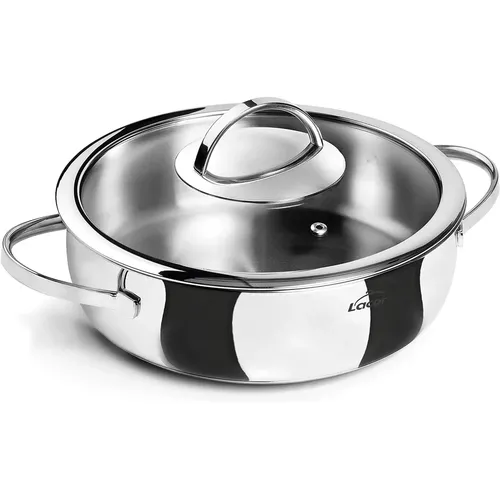 Casserole rond avec couvercle Belly 28 cm - Lacor - Modalova