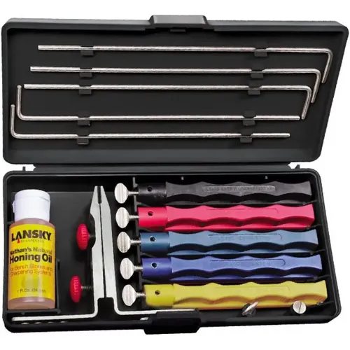 Kit d'aiguisoir 5 pièrres Deluxe - Lansky - Modalova