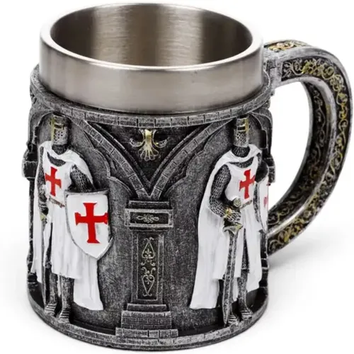 Objet décoratif chope chevalier avec epée & bouclier - Puckator - Modalova