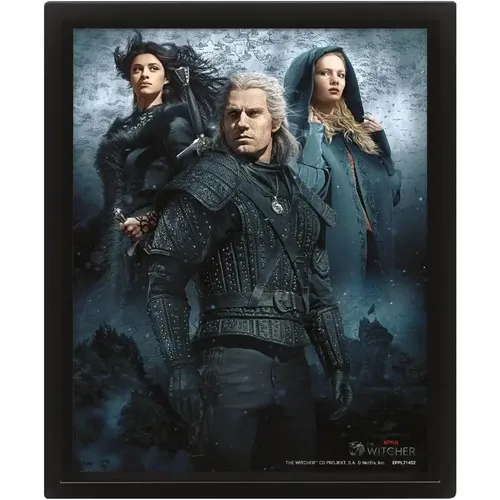 Cadre 3D enfant The Witcher Connected - Pyramid - Modalova