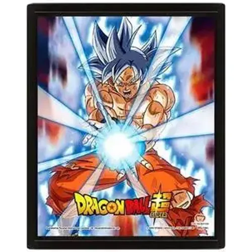 Cadre 3D lenticulaire Dragon Ball Super Ultra Instinct Kamehameha - Pyramid - Modalova