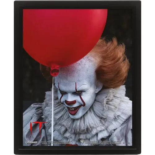 Cadre 3D lenticulaire It Pennywise Evil Flip - Pyramid - Modalova
