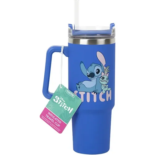Mug isotherme avec paille enfant Stitch - PALADONE - Modalova