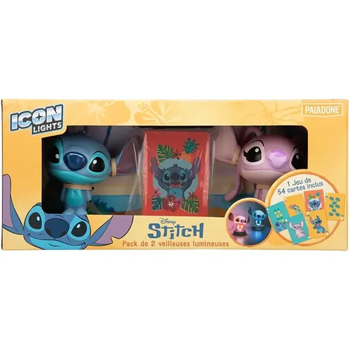 Veilleuse + carte à jouer Stitch - PALADONE - Modalova
