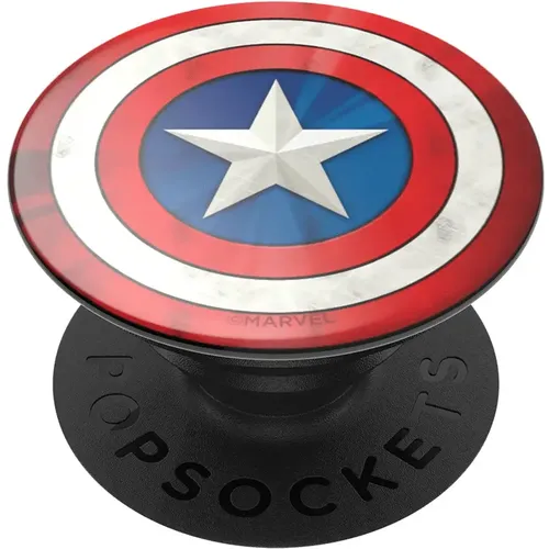 Poignées téléphone Backspin Captain America - Popsockets - Modalova