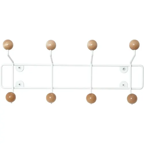 Porte-chapeau avec boules en bois Saturnus - Present Time - Modalova