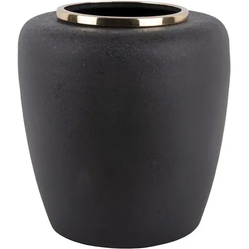 Vase métalique texturé Dex - Present Time - Modalova
