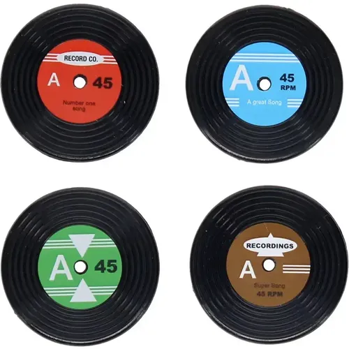 Mini aimant pour support musical Vinyl record (x4) - Rex London - Modalova