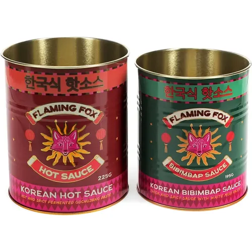 Boîte de rangement Flaming Fox Sauces (x2) - Rex London - Modalova