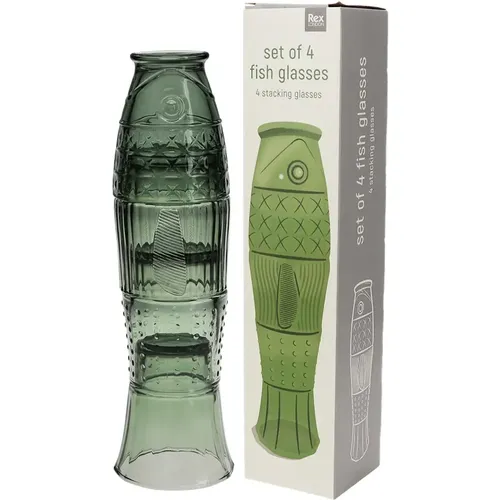 Verre fish Rex London (x4) - Rex London - Modalova