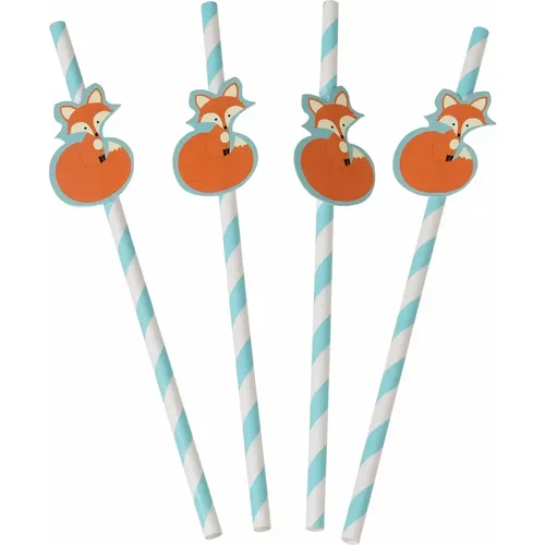 Paille enfant Rusty The Fox (x4) - Rex London - Modalova