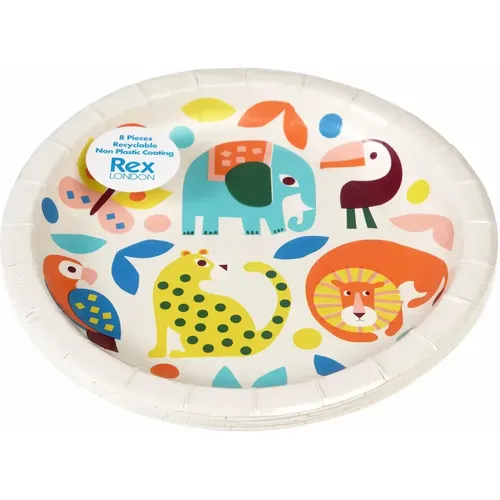 Assiette en papier Wild Wonders (x8) - Rex London - Modalova