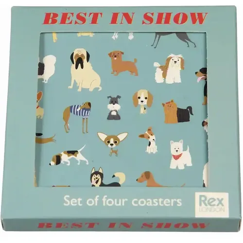 Sous-verre Best In Show (x4) - Rex London - Modalova