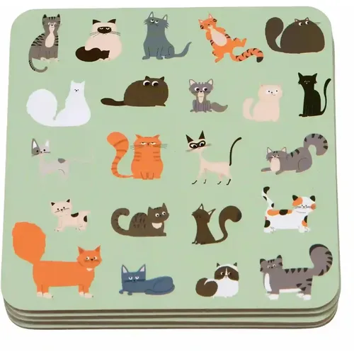 Sous-verre Nine Lives (x4) - Rex London - Modalova