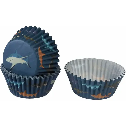 Moule à cupcakes Sharks (x50) - Rex London - Modalova