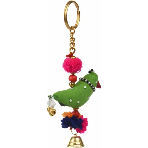 Porte-clé perroquet en tissu - Rex London - Modalova