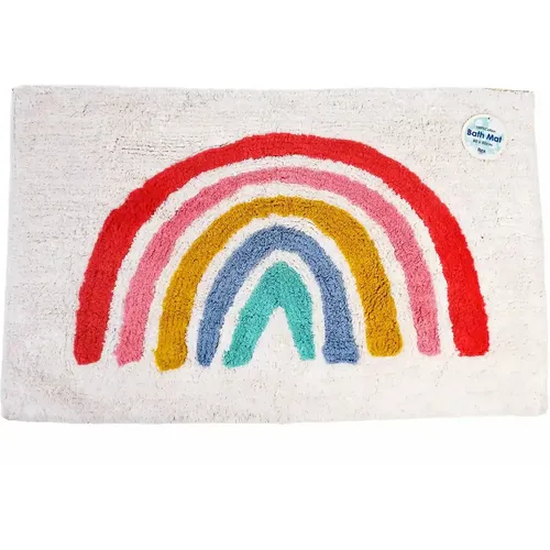 Tapis de bain en coton Arc-En-Ciel - Rex London - Modalova