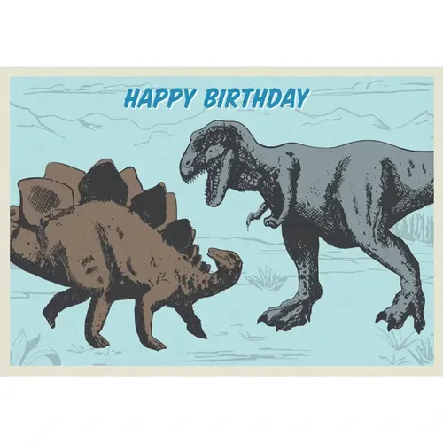 Carte d'anniversaire Prehistoric Land - Rex London - Modalova