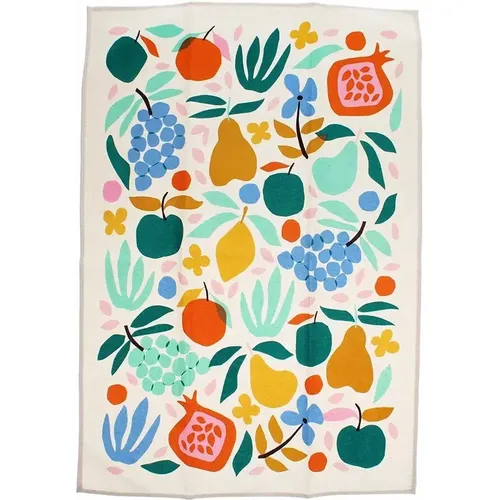 Torchon en coton Fruits de Provence - Rex London - Modalova