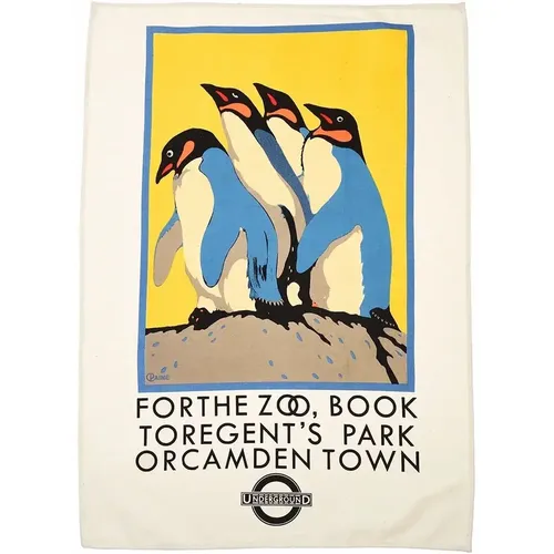 Torchon en coton Tfl TfL Vintage For the Zoo - Rex London - Modalova