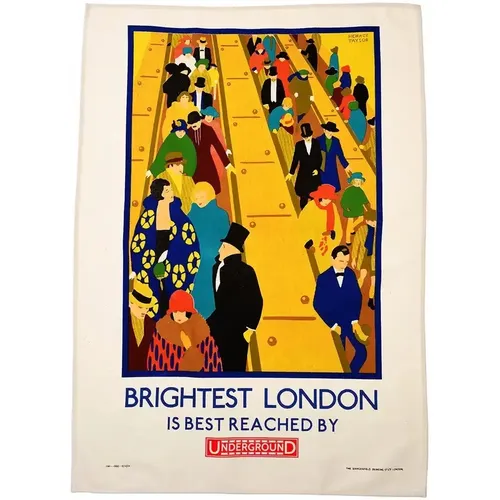 Torchon en coton TfL Vintage Poster Brightest London - Rex London - Modalova
