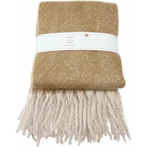 Couverture tissée à pompons - Rex London - Modalova