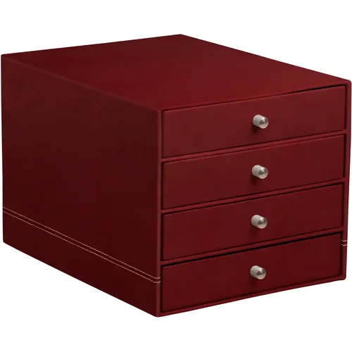 Boîte de rangement 4 tiroirs simili cuir italien - Rhodia - Modalova