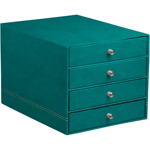 Boîte de rangement 4 tiroirs simili cuir italien - Rhodia - Modalova