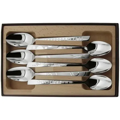 Coffret de 6 cuillers table inox decor maison - Roger Orfèvre - Modalova