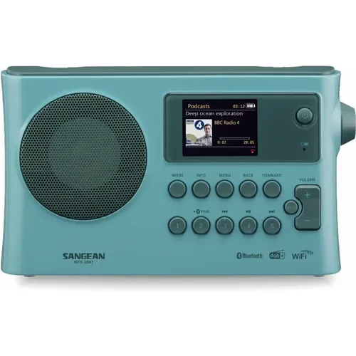 Radio de bureau internet, DAB+, FM Wi-Fi, Bluetooth, chargeur de batterie AUX, Spotify WFR-28BT - Sangean - Modalova