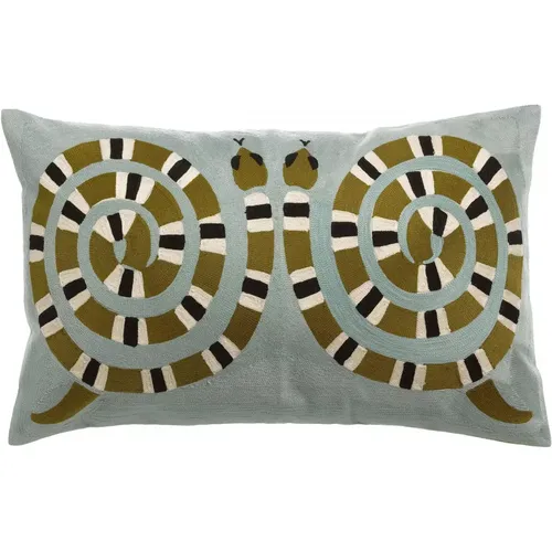 Coussin brodé Vivaraise Yoka - Vivaraise - Modalova