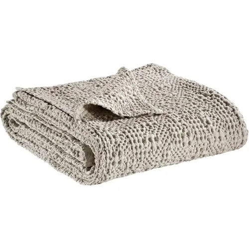 Jeté de lit coton stonewashed Tana - Vivaraise - Modalova